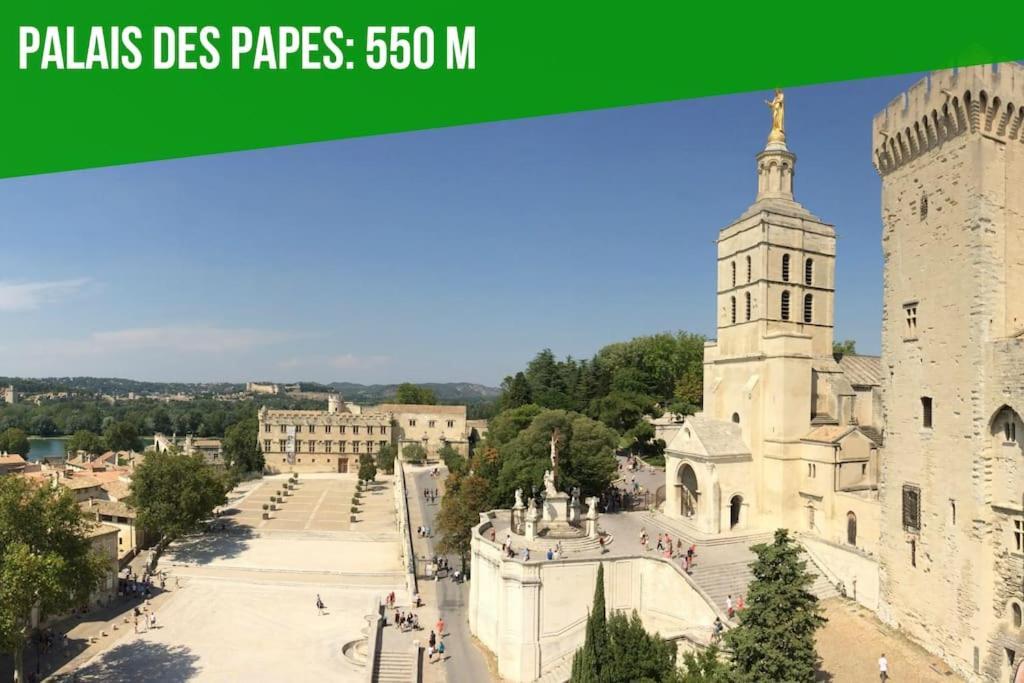 Au Coeur D'avignon - 2 Mins Du Palais - Terrasse Isolee Apartamento